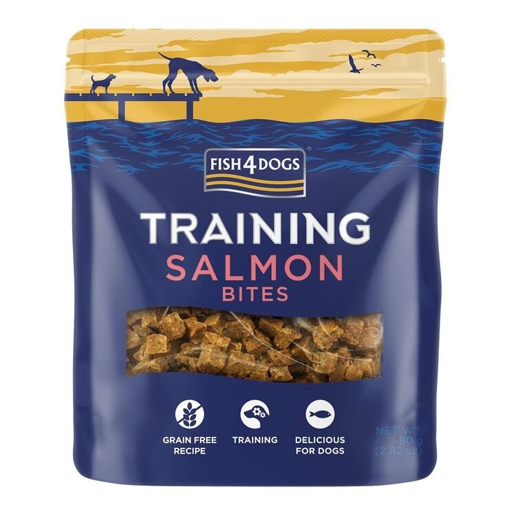 FISH4DOGS Tréningové maškrty pre psov losos 80 g