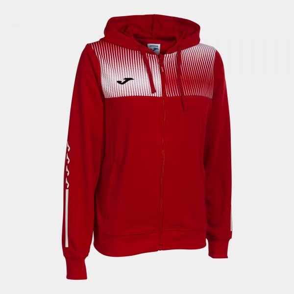 ECO SUPERNOVA ZIP-UP HOODIE RED WHITE 2XS