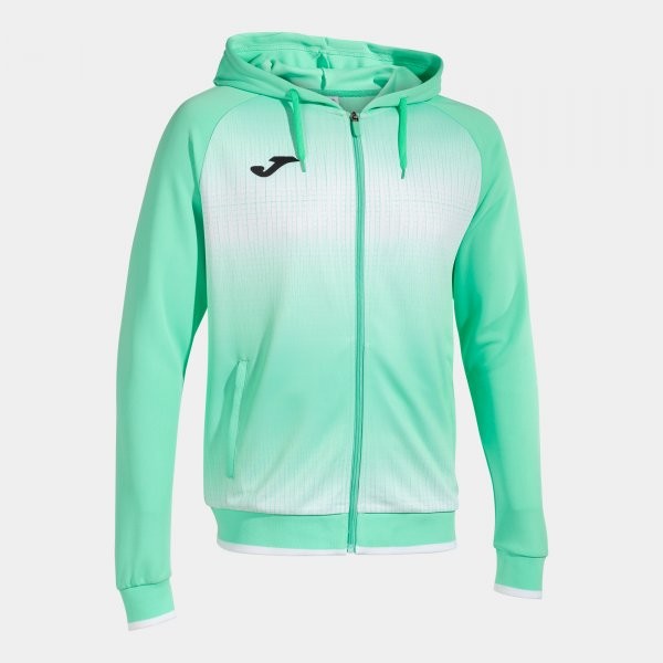 TIGER V ZIP-UP HOODIE GREEN WHITE 2XL