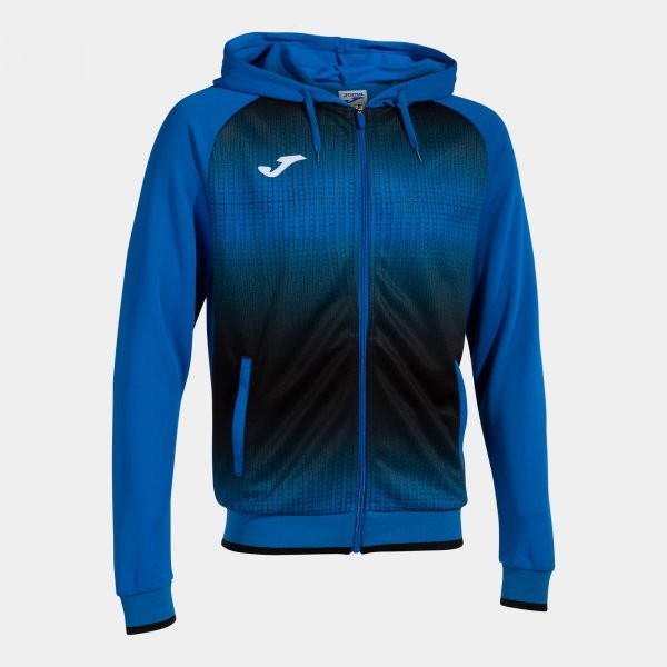 TIGER V ZIP-UP HOODIE ROYAL BLACK 2XL
