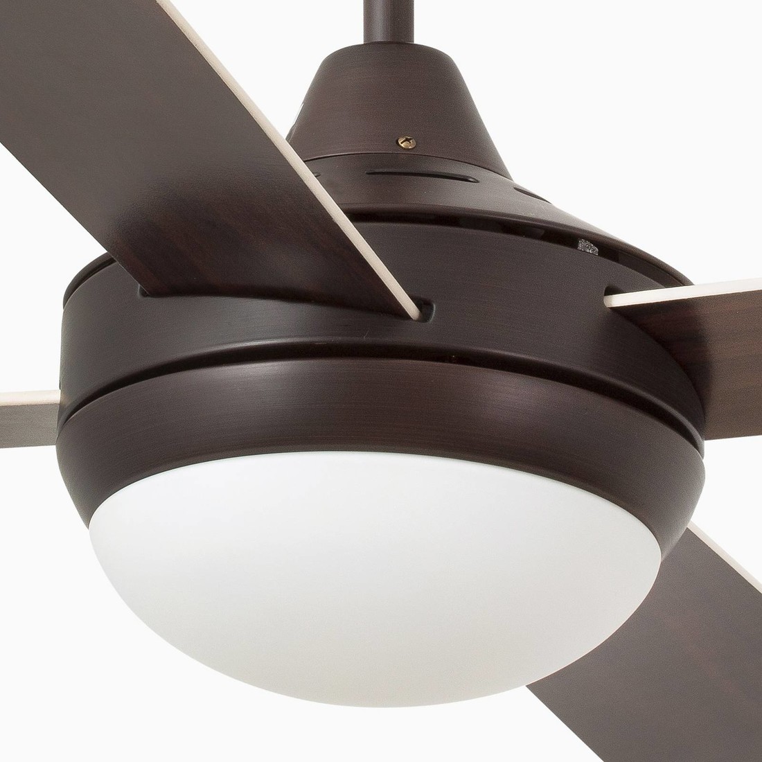 Stropný ventilátor Icaria L svetlo hnedá/mahagón