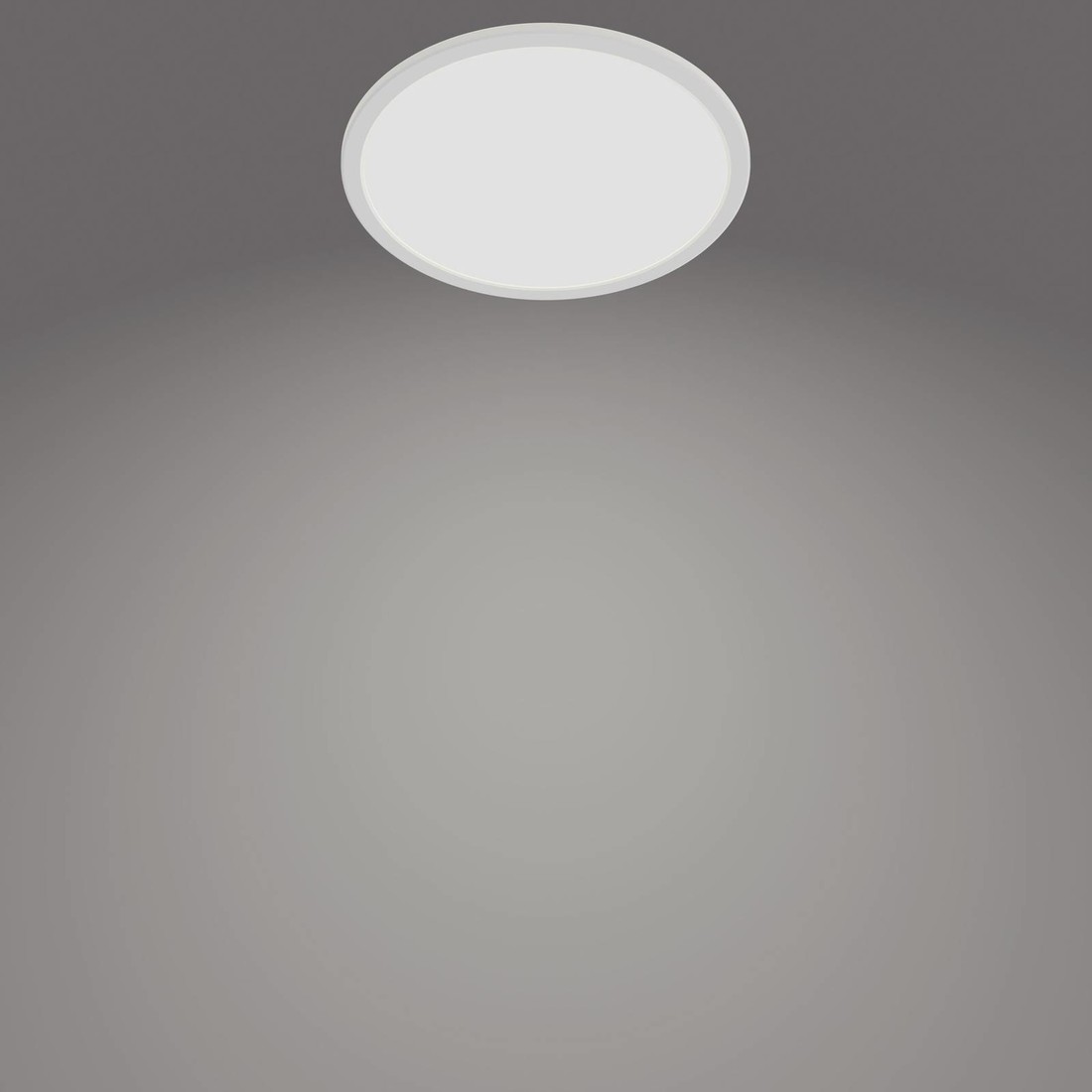 Philips Superslim LED IP44 4 000 K Ø 24,5 cm biela