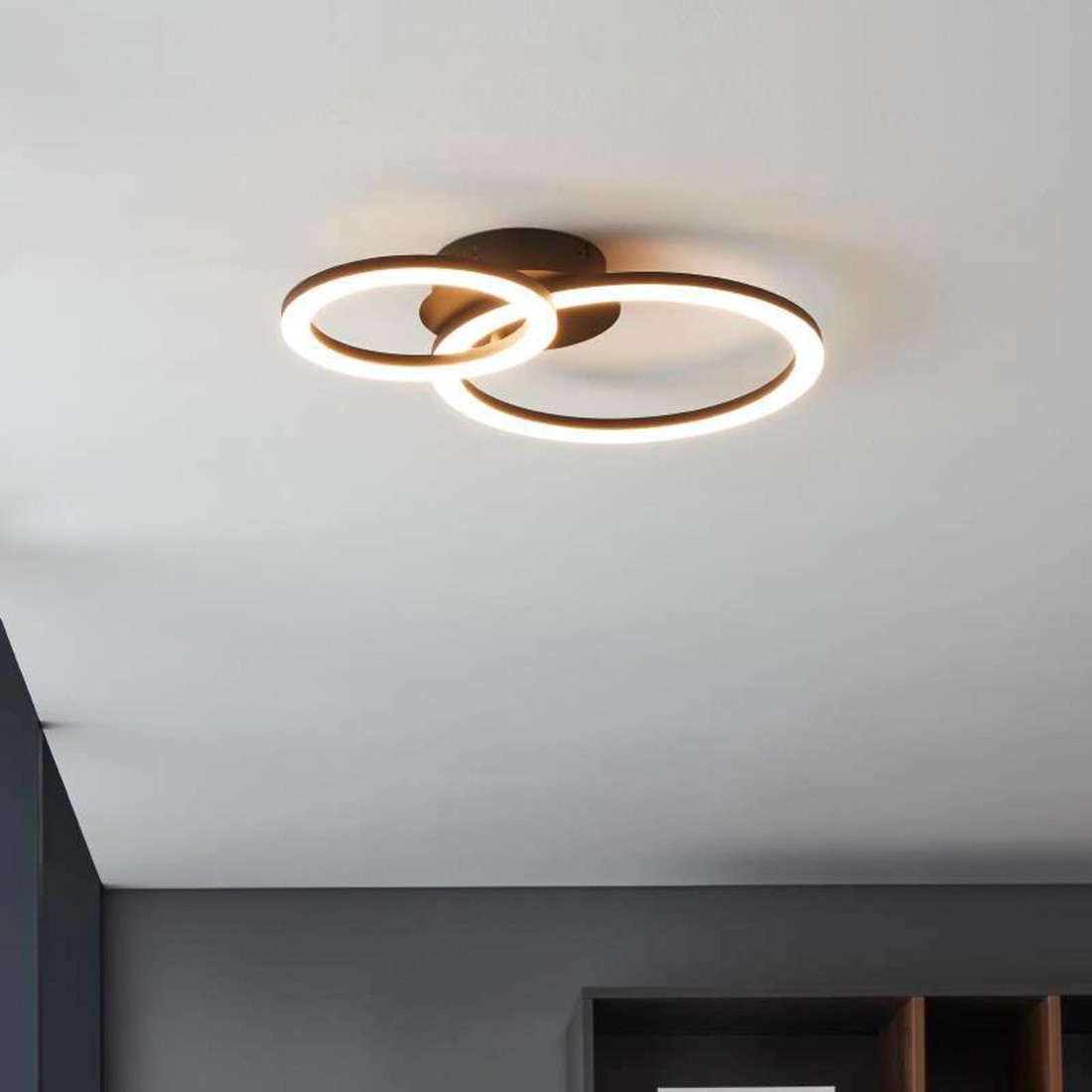 EGLO connect Parrapos-Z stropné LED svetlo, 2-pl.