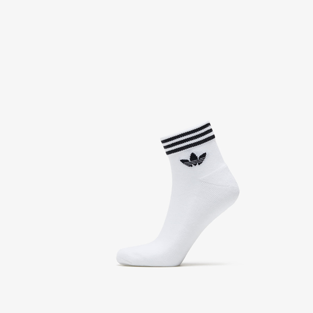 adidas Trefoil Ankle Socks HC White