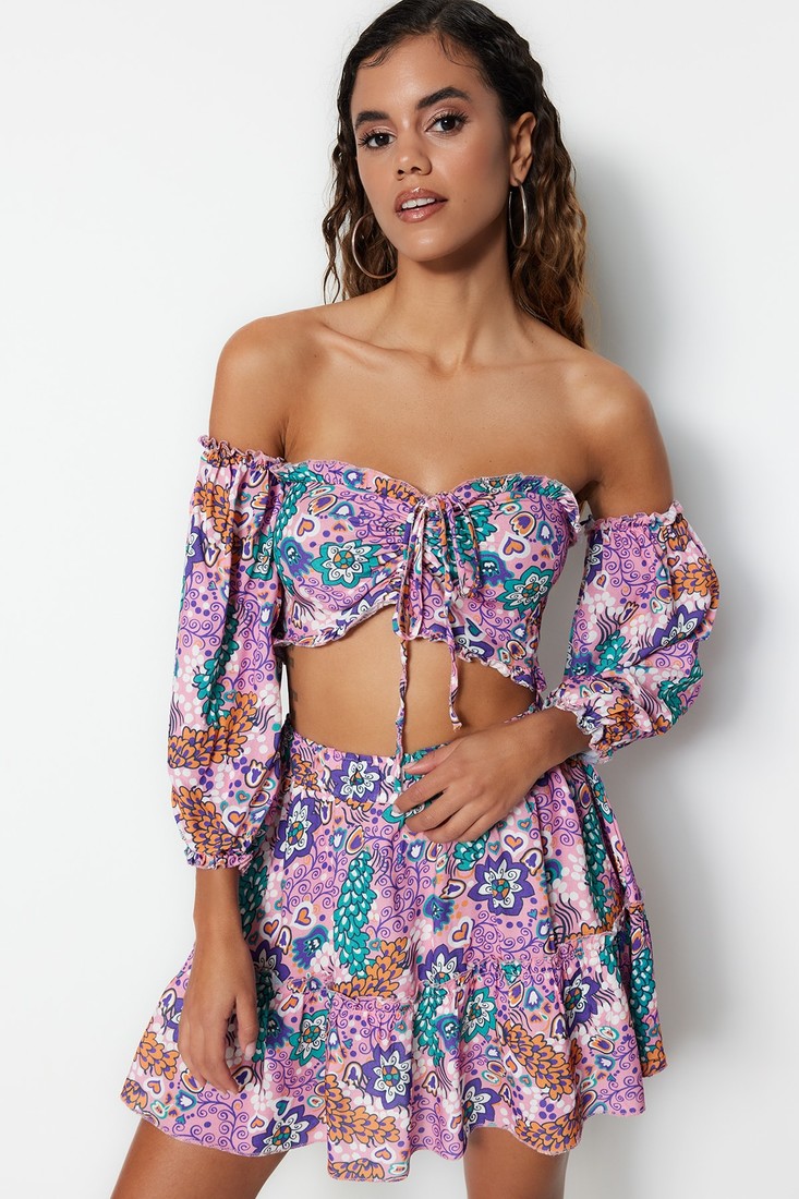 Trendyol Two-Piece Set - Multicolored - Fitted