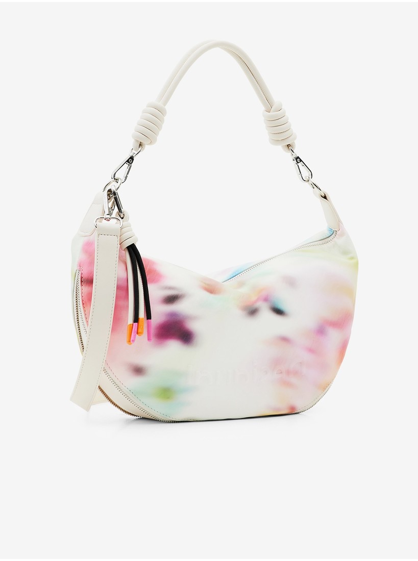 White Ladies Floral Handbag Desigual Acidulé Kuwait - Ladies