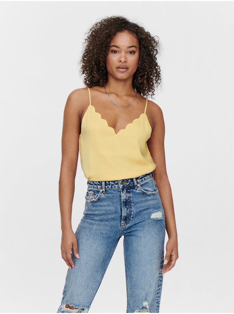 Yellow Womens Top ONLY Debbie - Women