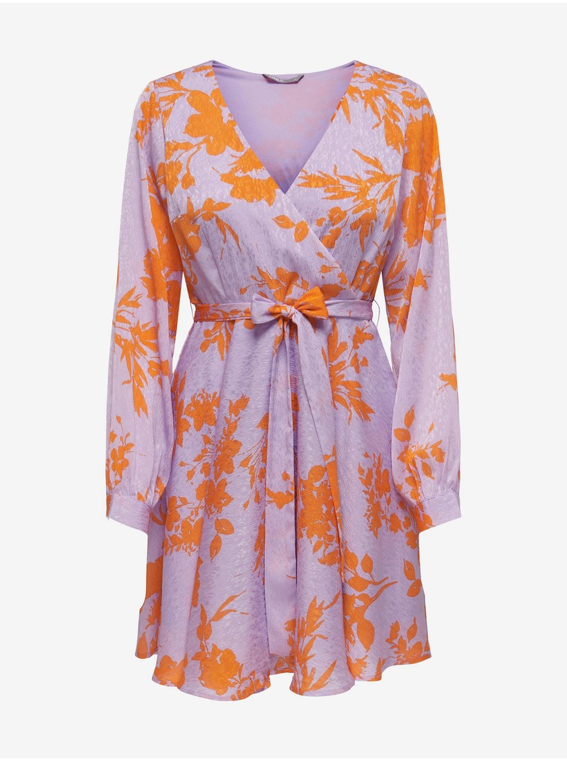 Light purple women's floral dress ONLY Summer - Women