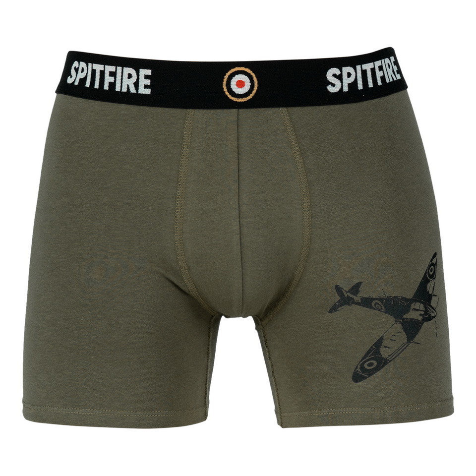 Boxerky Fostex Spitfire - olivové, L