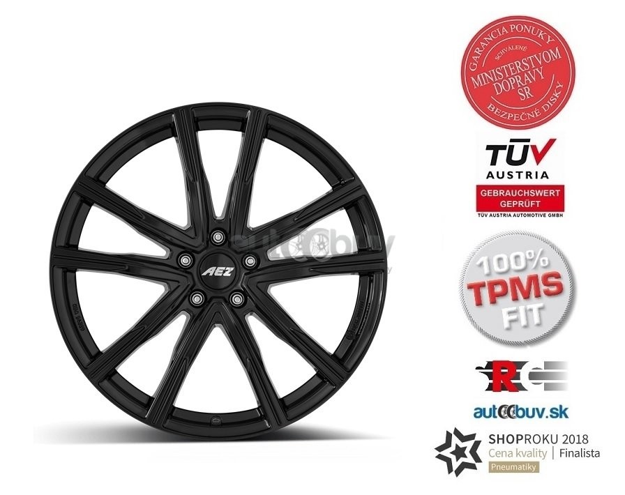 AEZ Montreal black 7.50x18 5x108.00 ET50