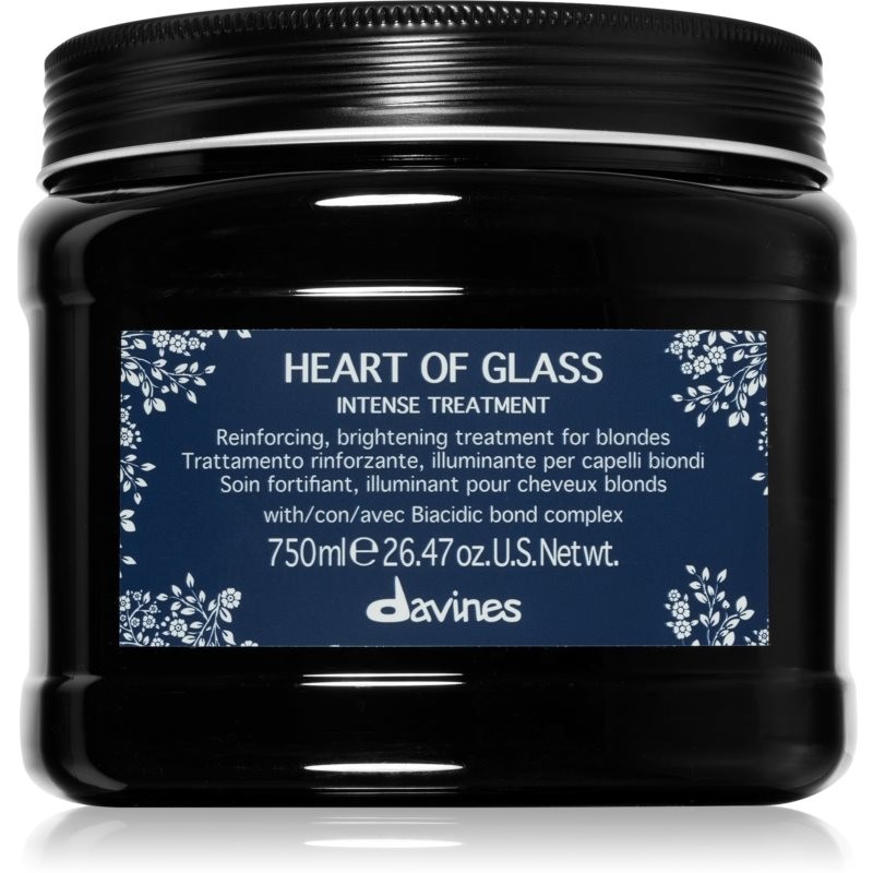 Davines Heart of Glass Intense Treatment intenzívna kúra pre blond vlasy 750 ml