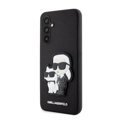 Puzdro Karl Lagerfeld PU Saffiano Karl and Choupette NFT Samsung Galaxy A34 5G - čierne