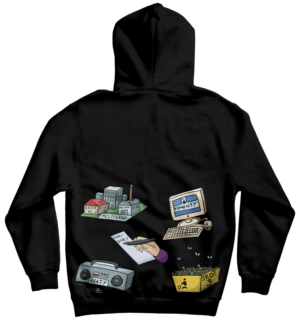 Gleb mikina Rapinbox Black S