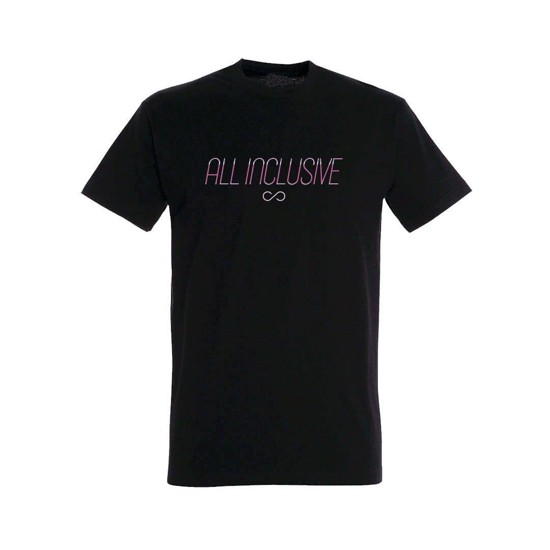 Palky a pARTe tričko All Inclusive Čierna S
