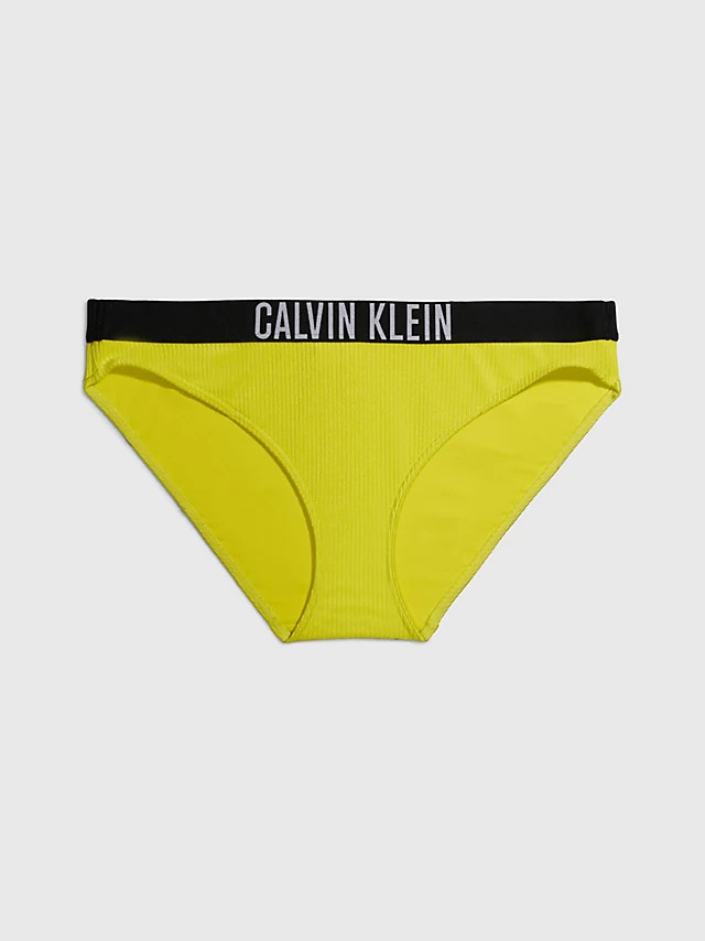 Dámsky spodný diel bikín KW0KW01986 LRF neón. žlté - Calvin Klein S