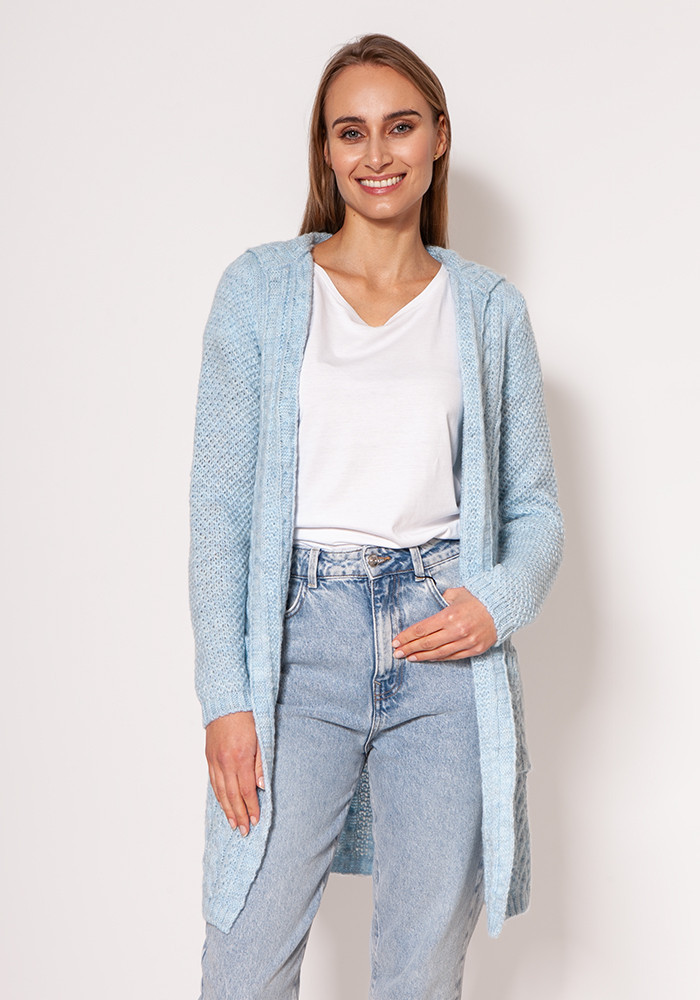 Sveter na zapínanie model 177133 MKM 2XL/3XL