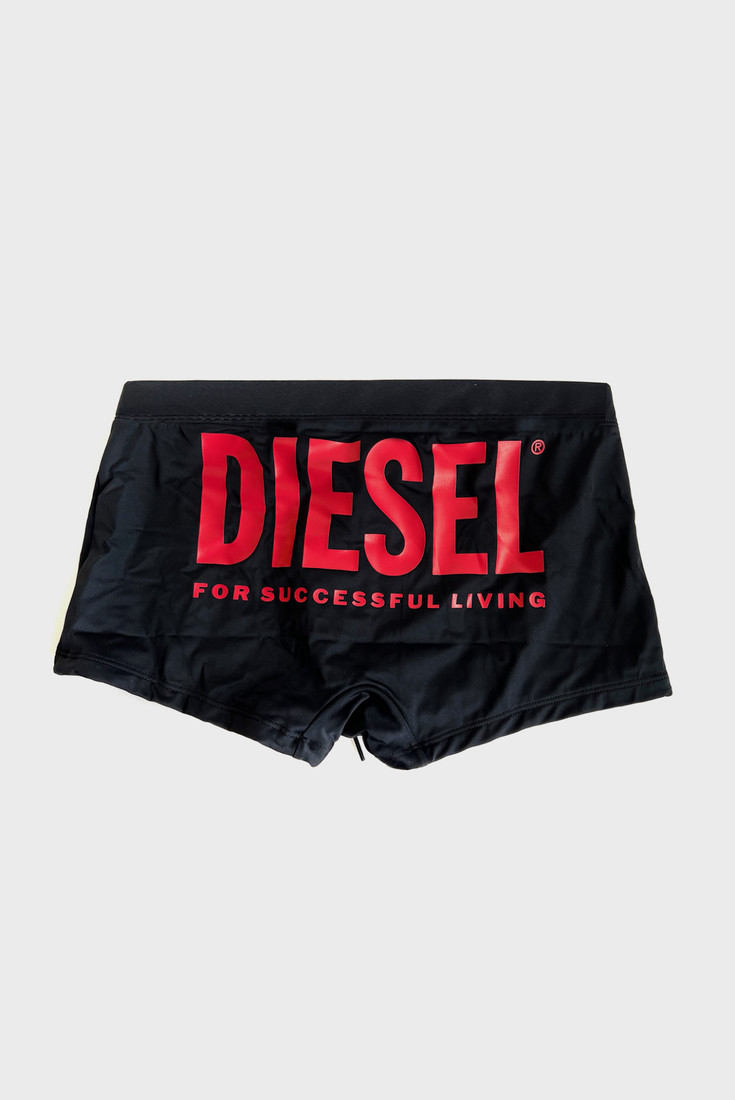 Pánske plavecké boxerky A09676-0JMAK-900 čierna-potlač - Diesel L