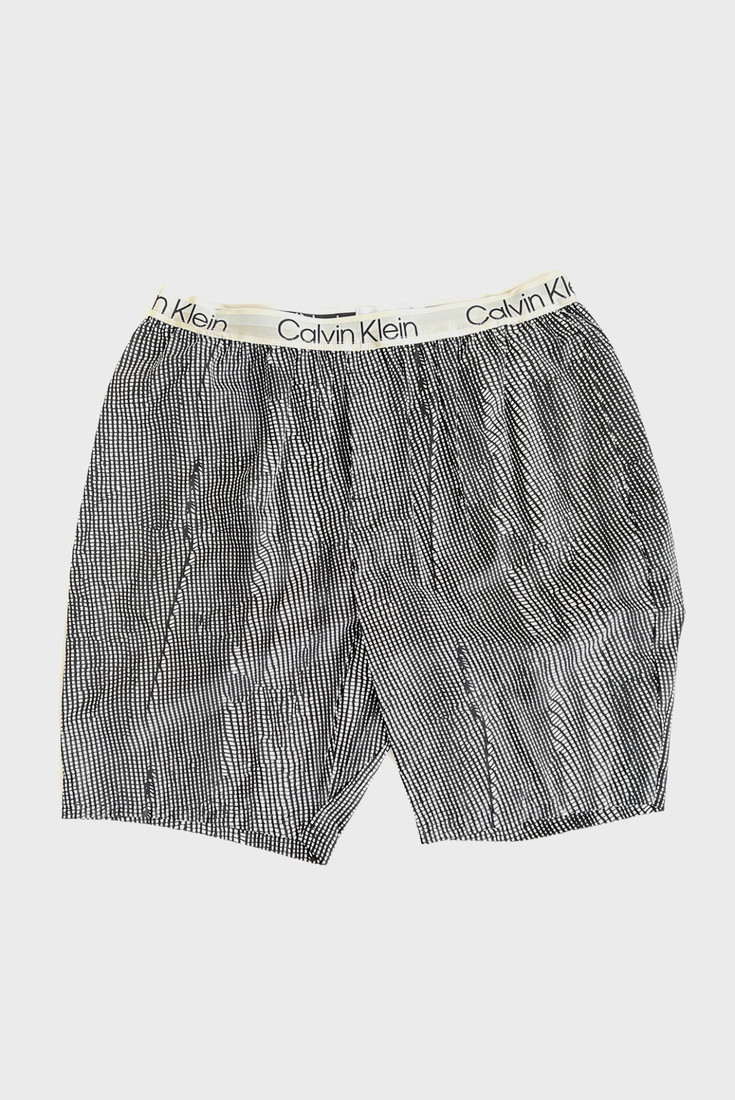 Pánske pyžamové šortky 000NM2179E C6S čierno-biele - Calvin Klein L