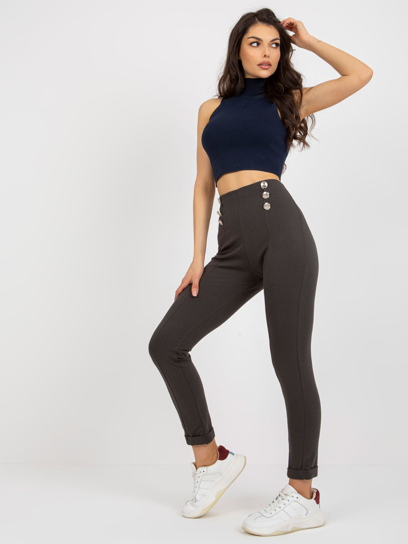 Tepláky RV DR 7731.19 tmavá khaki S