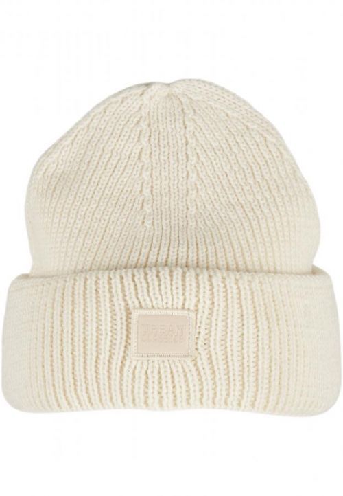 Urban Classics Knitted Wool Beanie whitesand - One Size