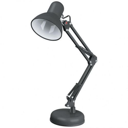 Xora LAMPA NA PÍSACÍ STÔL, E27, 40/15/59 cm - čierna