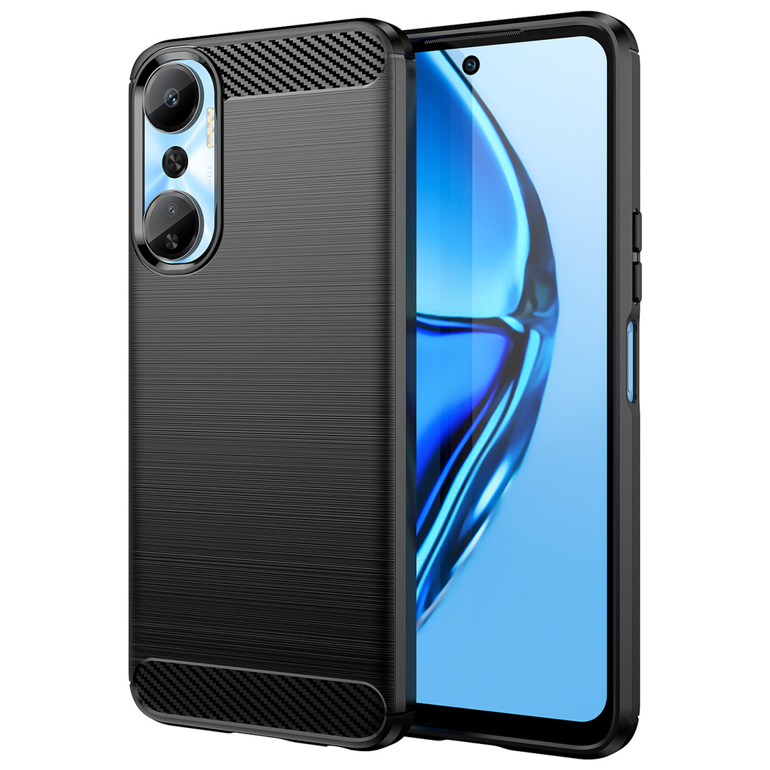 IZMAEL Infinix Hot 20 Puzdro Carbon Bush TPU  KP26465 čierna