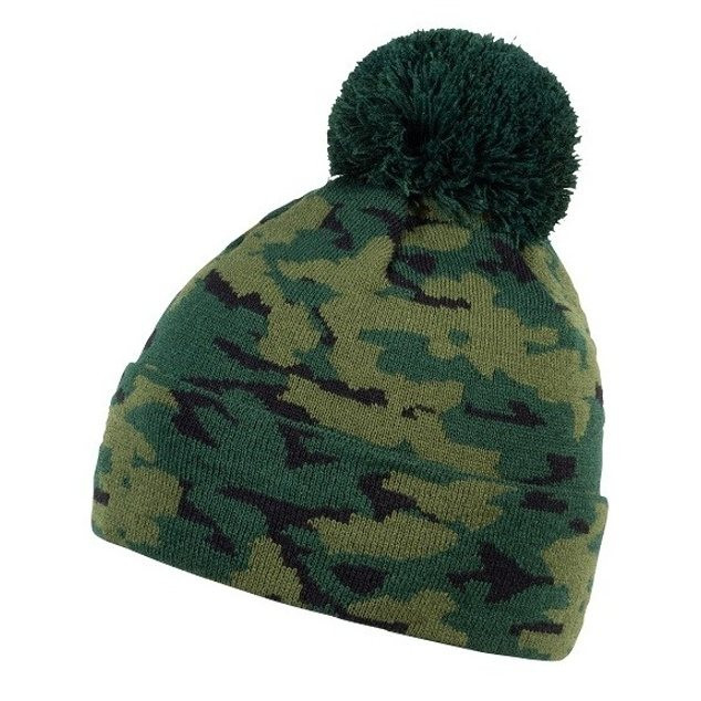 Čiapka zimná CoFEE Camo - woodland