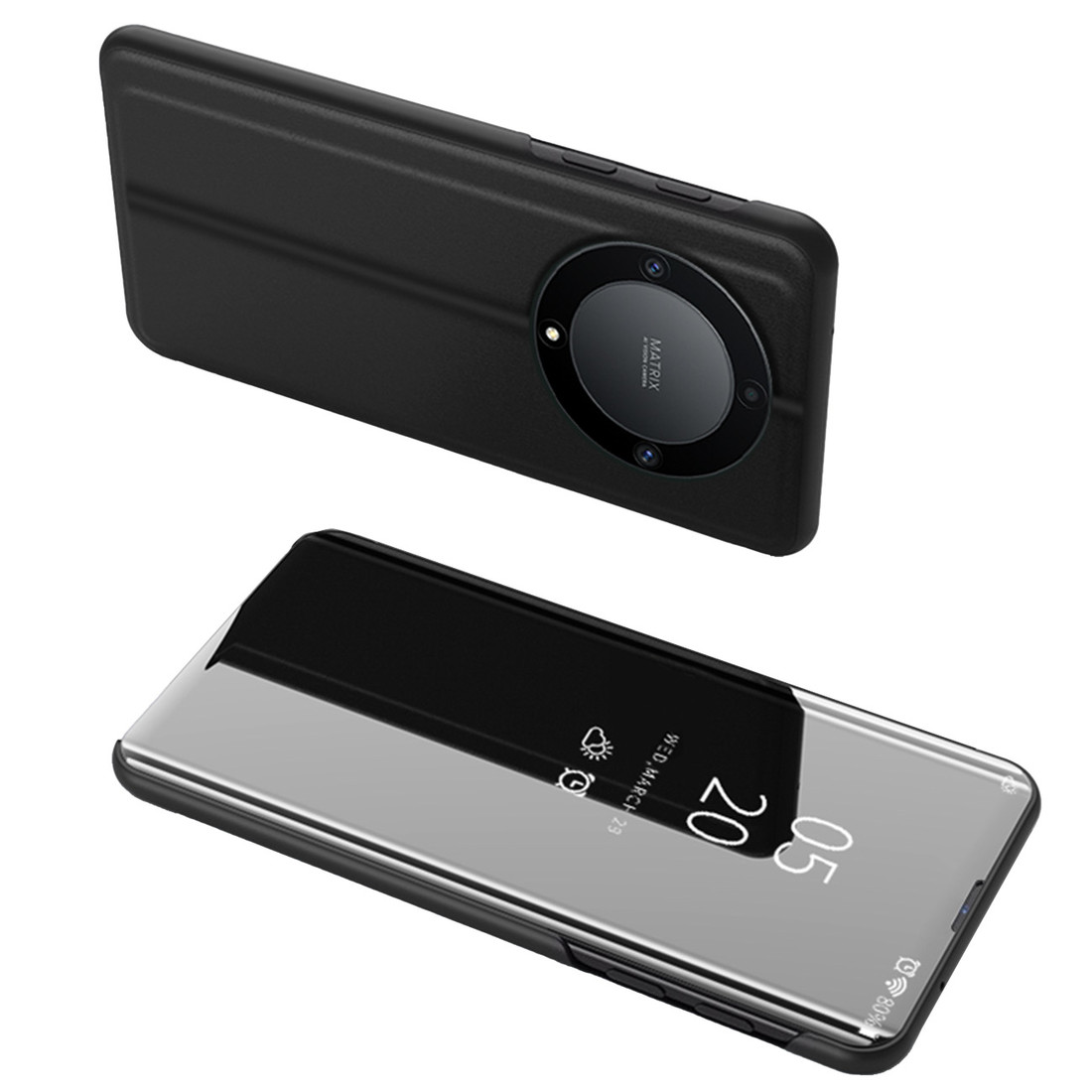 IZMAEL Honor X9a Puzdro Clear View  KP26506 čierna
