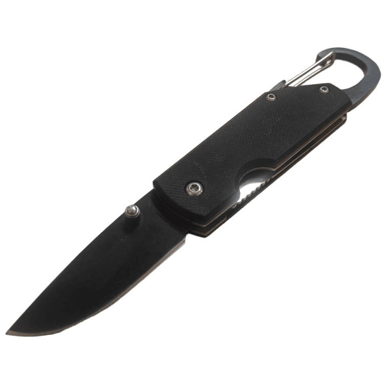 Outdoorový skladací nôž s karabinou-15,5/10cm/Typ2 KP26563