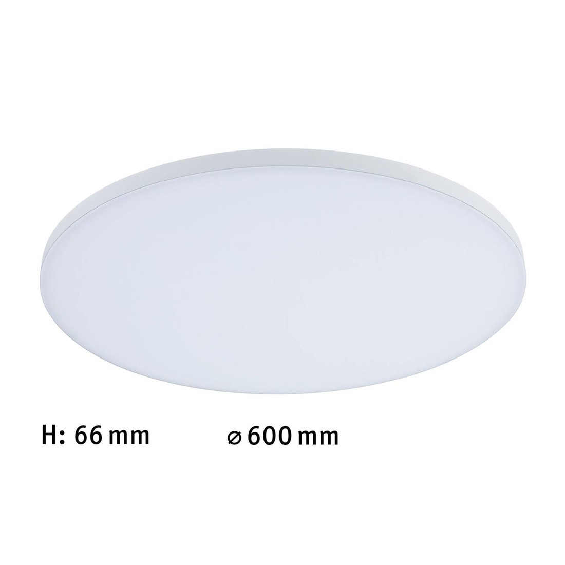 Paulmann Velora LED panel Ø60cm biela white switch