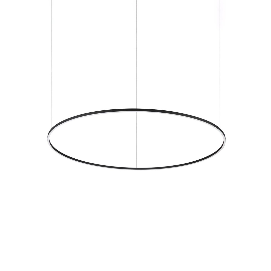 Ideal Lux Oracle Slim Ø 150 cm čierna 3 000 K