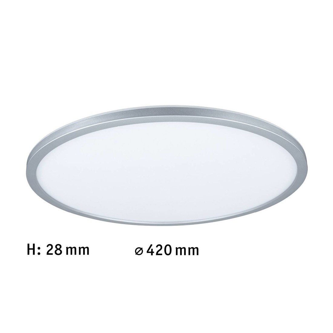 Paulmann Atria Shine panel 3-step chróm 840 Ø 42cm