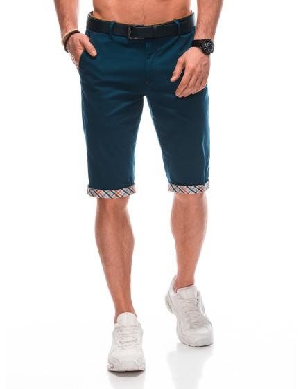 Pánske voľnočasové šortky W479 tmavomodré