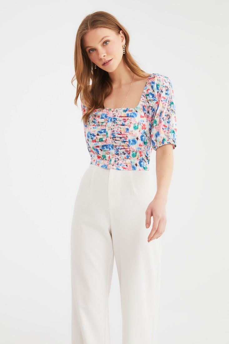 Trendyol Blouse - Multicolored - Fitted