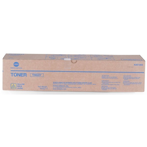 Konica Minolta originál toner A5E7250, yellow, 92000str., TN622Y, Konica Minolta bizhub Press C1085 a C1100, O, žltá