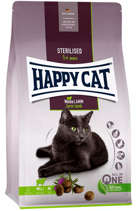 Happy Cat Sterilised Weide-Lamm 1,3 kg