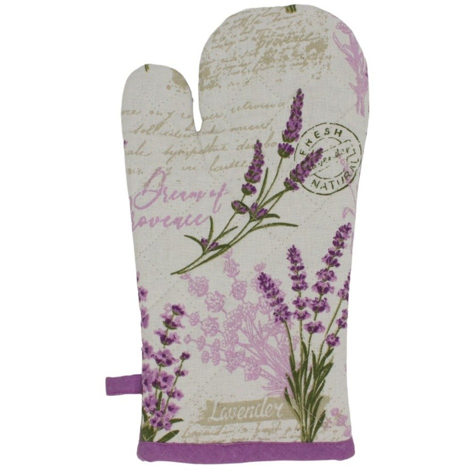 HOME ELEMENTS Kuchynská chňapka s magnetom Levanduľa 2023, 18 x 28 cm
