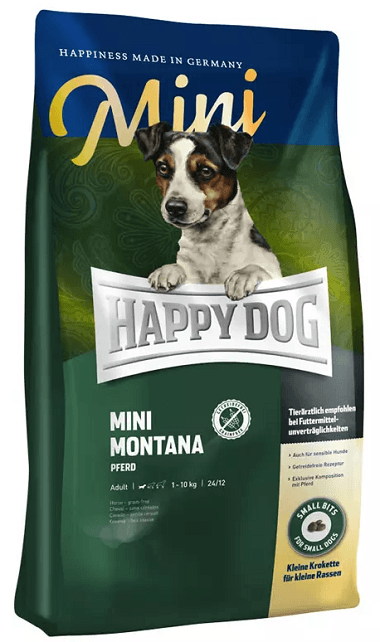 Happy Dog SUPER PREMIUM - Supreme MINI-konské mäso a zemiaky/bez obilia granule pre psy 4kg