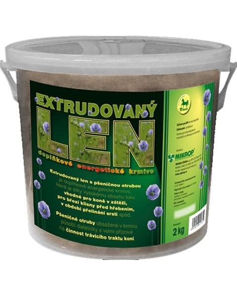 MIKROS Horse Extrudovaný ľan 2 kg