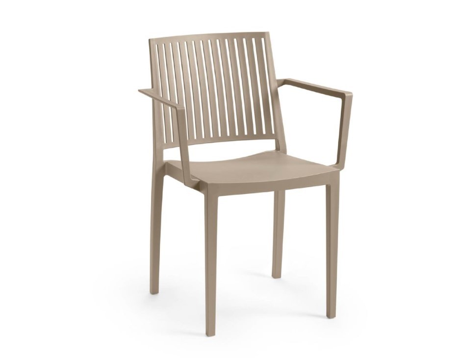 Záhradné kreslo BARS ARMCHAIR Farba: Taupe