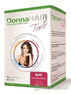 Donna Hair Forte 2 mesačná kúra 60 tabliet