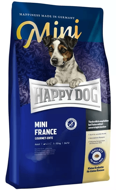 Happy Dog SUPER PREMIUM - Supreme MINI - France kačica a zemiaky granule pre psy 4kg