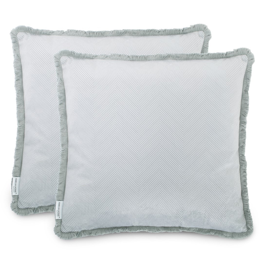 Sada povlaků na polštář CLEAR 2 ks 45x45 cm šedá
