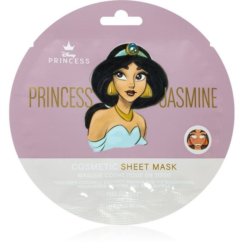 Mad Beauty Disney Princess Jasmine vyživujúca plátienková maska 25 ml