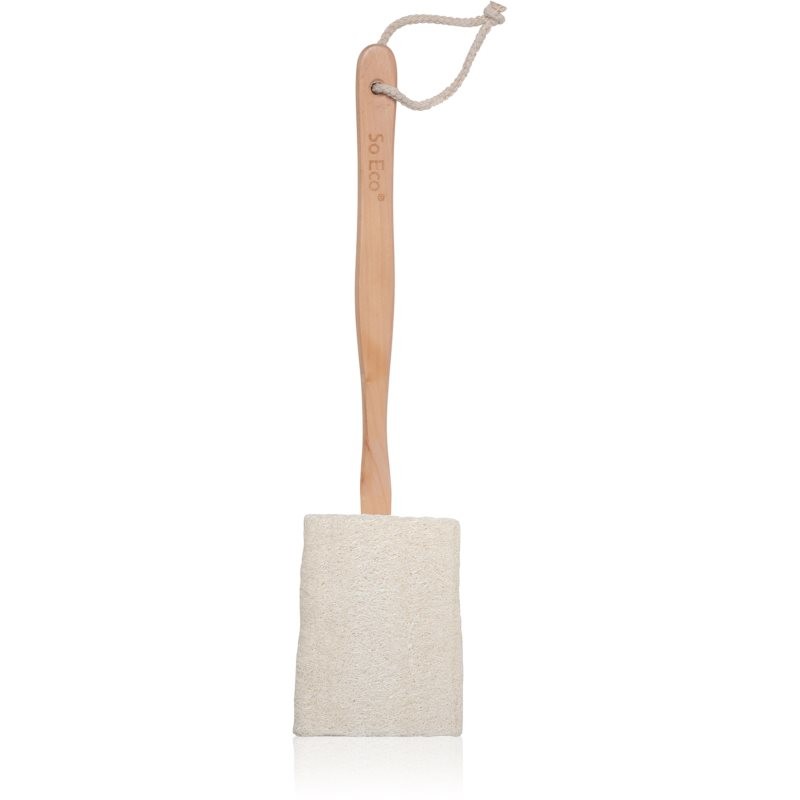 So Eco Natural Loofah Back & Body Brush prírodná morská umývacia hubka 1 ks