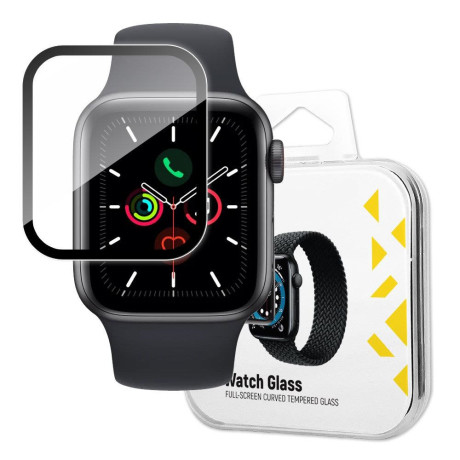 MG Watch Glass ochranné sklo na Apple Watch 4/5/6/SE 40mm, čierne