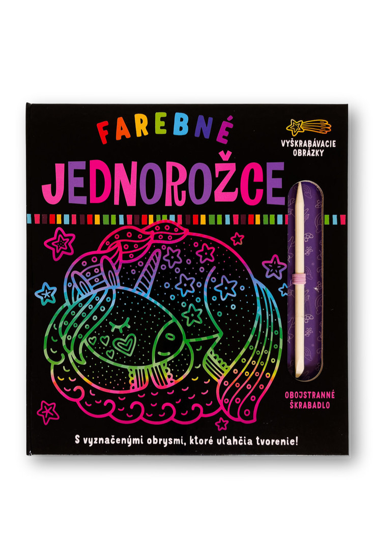 Farebné jednorožce - Vyškrabovacie obrázky  Alena Razumova, Olena Herasimova