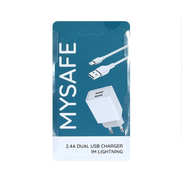 Nabíjačka MySafe - CH23A - 1m - Lighting Kábel 2,5A - Biela KP26675