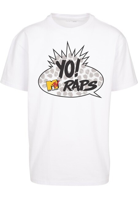 Mr. Tee MTV Yo! Oversize Tee white - XS