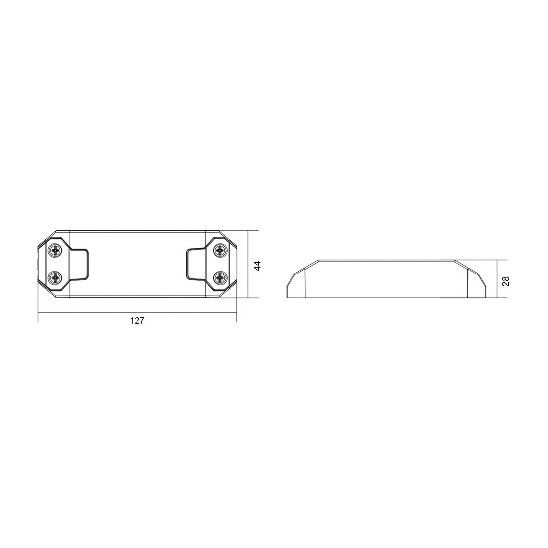 LED budič Basic, DIM, CC, D35020UF/20W